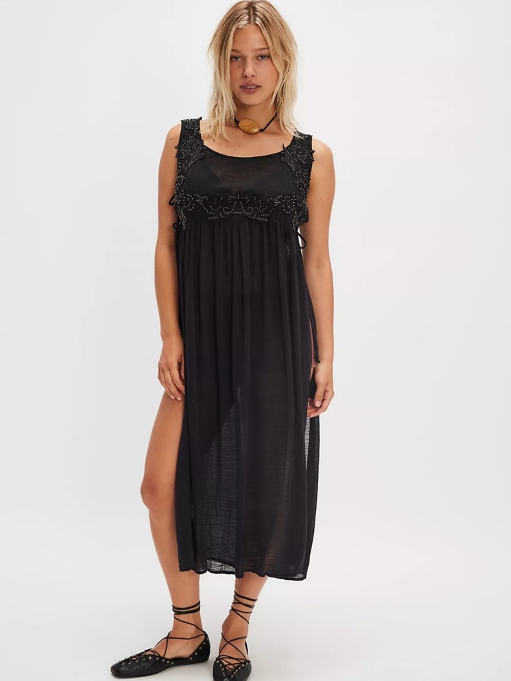NWOT Free People Pacha Maxi Top - Picture 7 of 11
